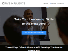 Tablet Screenshot of driveinfluence.com
